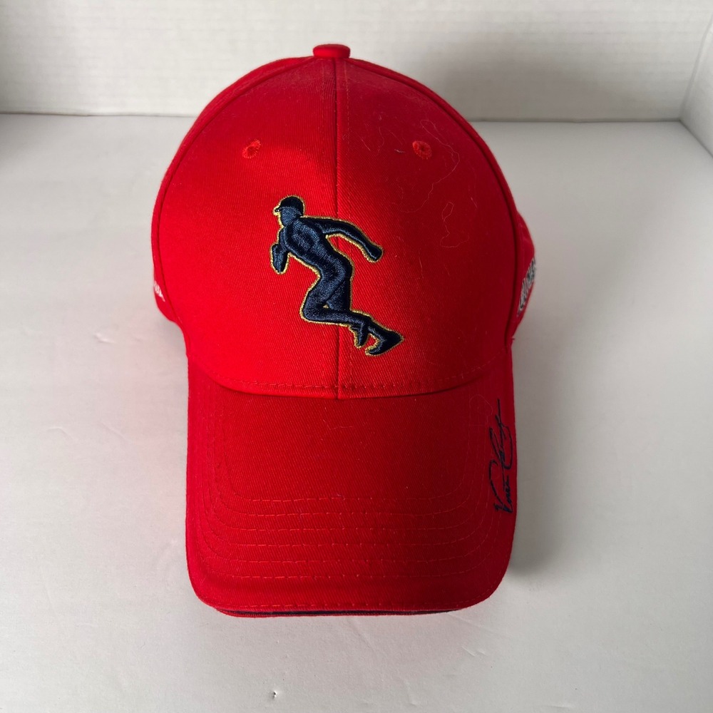 Red St‎ Louis Cardinals Baseball Cap Embroidered Coleman Signature Edward Jones